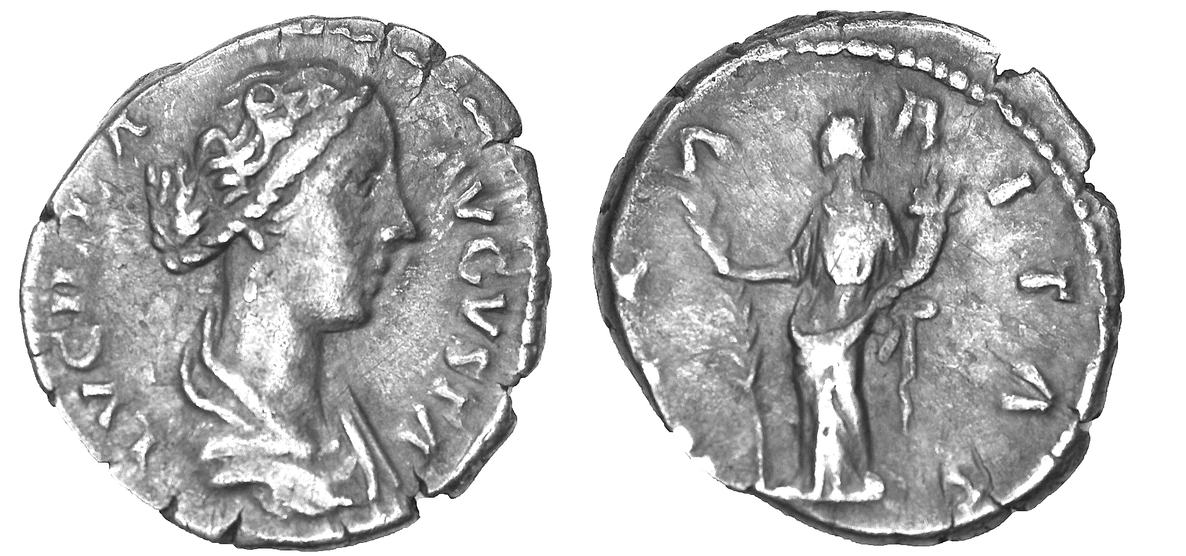 Denario Lucila. Acuñación póstuma de Marco Aurelio